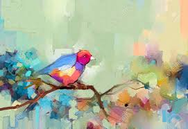 Psychiatry includes a rich history of writings by patients who offer their personal accounts of psychotic states and brutal treatments, often coercively administered to bring disturbing symptoms under control. Abstract Colorful Oil Acrylic Painting Of Bird And Spring Flower Modern Art Paintings Brush Stroke On Canvas Illustration Oil Painting Animal And Floral For Background Stock Photo Picture And Royalty Free Image
