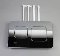 Concealed Toilet Dual Flush Button double Push Plate for ...