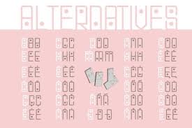 Blackletter font was used in europe the first time and it contains thick and thin strokes. Domino Dot Duo Font By Z Zajka Creative Fabrica Sans Serif Fonts Serif Fonts Creative Words