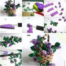 How To Make Paper Lilac Flower Step By Step Diy Tutorial Instructions How To How To Make Step By Step Flower Crafts Handmade Flowers Tutorial Paper Flowers