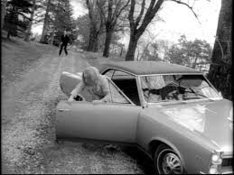 Judith O Dea Escapes From Her 1967 Pontiac Tempest In Night Of The Living Dead 1968 Living Dead Horror Movies Pride And Prejudice And Zombies
