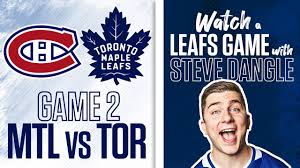 What a difference a season of hockey makes. Re Watch Toronto Maple Leafs Vs Montreal Canadiens Game 2 Live W Steve Dangle Youtube