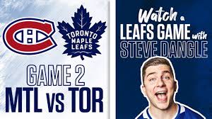 Compte officiel des canadiens de montréal · official account of the montreal canadiens #gohabsgo goha.bs/3wox9ee. Re Watch Toronto Maple Leafs Vs Montreal Canadiens Game 2 Live W Steve Dangle Youtube