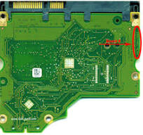 SNAT7261SCP / SNAT-7261-SCP/Drive Board ST31000528AS 9SL154-024 HP40 6306  100574451 REV B 3.5'' SATA 1TB Seagate Barracuda 7200.12 circuit board +FW  ...