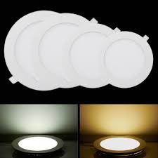 Led Panel Led Ceiling Lights Ultra Thin Ac 110v 220v Led Light The Panel Downlight Round Flat Ceiling Lamp 3w 6w 9w 12w 15w Led Panel Light Flat Lampflat Round Led Lights Aliexpress