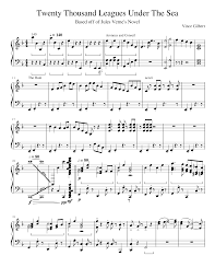 This sheet music boss arrangement by andrew wrangell is approximately grade 3 level. Twenty Thousand Leagues Under The Sea Sheet Music For Piano Solo Musescore Com