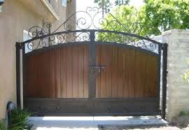 How about adding some cool wine bottle art! 25 Fantastic Wrought Iron Driveway Gate Design Ideas