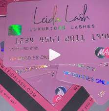A way to control expenses. Plastic Credit Card Business Cards With Embossed Numbers Plastic Business Cards Beauty Business Cards Cute Business Cards