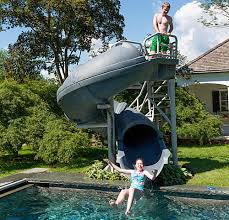 Do it yourself (diy) pool plans is the one stop resource for anyone that is considering building a swimming pool. Big Pool Slides Are Here Go For It Intheswim Pool Blog