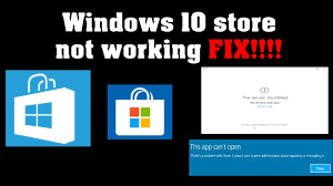 Solved Windows Store Not Working Won T Open Windows 10 Youtube