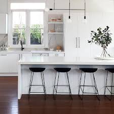 I Love The Light Fitting But Possibly Too Modern For Our House Style Modern Kitchen Design Black Kitchen Handles Modern Kitchen