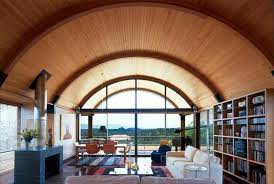 Desert Home With Copper Clad Barrel Roof Quonset Hut Homes Quonset Homes Hut House