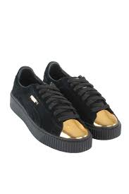 Black And Gold Puma Shoes Suede Platform Gold Women Gold Puma Black 362222 02 Puma Platform Sneakers Puma Sneakers
