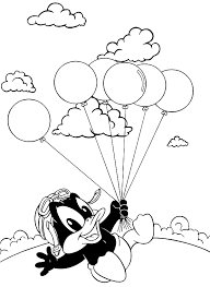 Ihre infos, es gibt andere 19 homolog fotos von luftballons malvorlagen kostenlos es mustafa jahn mba. Ausmalbilder Baby Daffy Duck Mit Luftballons Fliegen Baby Looney Tunes
