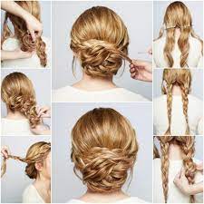 Chignon tressé double avec deux nattes 114. Le Chignon Tresse 35 Idees Qui Vont Vous Charmer Archzine Fr Coiffure Facile Coiffure Coiffures Modernes