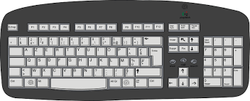 Black And White Computer Keyboard Clipart Keyboards Free Computer Clipart Pictures Clipart Pictures Org Clip Art Computer Keyboards