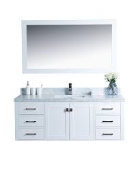 abigail 60 naos white shaker style wall mount vanity carrara marble top trendy bathroom white vanity bathroom bathroom vanity