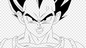Use the c lines to place the ears on each side. Vegeta Goku Majin Buu Dragon Ball Z Ultimate Tenkaichi Sketch Goku Face Dragon Png Pngegg
