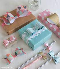 Paper Bow Templates In Four Sizes Gift Wrapping Paper Bow Diy Gift Wrapping
