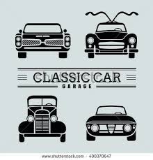 Garage Logo Classic Cars Car Vector
