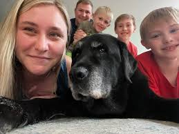 Best big brother walking with his human sisters🥰