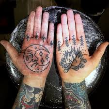 Perhaps palm trees remind you of balmy beach holidays, but when it comes to tattoos they symbolize so much more. 100 Palm Tattoo Designs For Men Inner Hand Ink Ideas