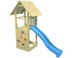 Spielturm mit rutsche kletterturm holzturm spielhaus spielplatz kletter gerüst. Spielturm Noah 120cm Mit Rutsche Kaufen Spielgerate Discount