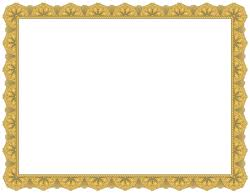 Black And Gold Border Free Certificate Borders Clip Art Page Borders And Vector Graphics Certificate Border Certificate Design Template Gold Certificate