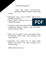 Maybe you would like to learn more about one of these? Soalan Assignment 2 Sistem Politik Malaysia