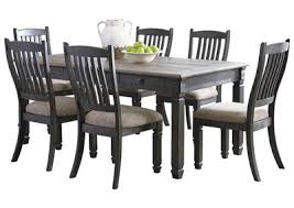 Charthouse rectangular dining table, 2 host chairs, 2 upholstered dining chairs and bench. Kitchen And Dining Room Ashley Furniture Homestore Independently Owned And Operated By Bedscape Corp