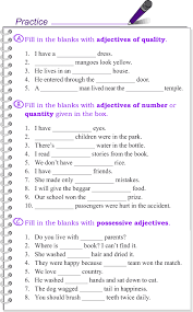 Expert teachers at learncbse.in has created. Grade 4 Grammar Lesson 10 Kinds Of Adjectives Grammar Lessons English Adjectives Good Grammar