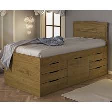 Cama Solteiro Com 7 Gavetas Mdf Imbuia Fosco Conquista Cama Comoda Solteiro Florenca Com 7 Gavetas Branco Fosco Carvalho Rustico Leroy Merlin