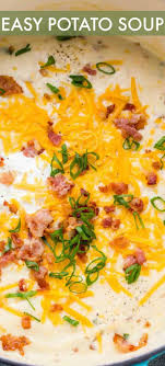 Easy Potato Soup Recipe Potato Soup Easy Best Potato Soup Cream Of Potato Soup