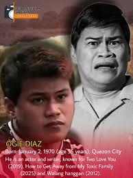 ➡️Roger "Ogie" Diaz Pandaan is a Filipino comedian, actor, entertainment  reporter, and talent manager. He is popularly known as "Pekto", the name of  his character in the long-running former television show Palibhasa