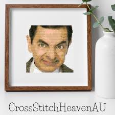 Mr. Bean Cross Stitch Pattern PDF