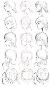 How To Draw A Face From The Side Profile View Female Girl Woman From Of A Face Girl So Anime Drawings Tutorials Drawing People Face Drawing