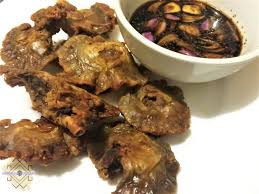 Chicharon Bulaklak With Spicy Vinegar - Panlasang Pinoy