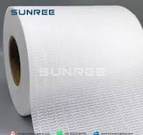 Big Moon Shape Embossed Nonwoven Loop Frontal Tape For Baby Diaper