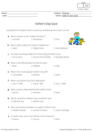To get started, just download the father's day questionnaires below. 145 Free Quizzes And Hunts Worksheets