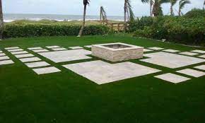 Because fire resistant artificial grass will melt, it is also important to keep barbecue grills, fire pits and other fire features a safe distance from your lawn to avoid damage. Artificial Turf Synthetic Grass Cliffs Pools Patios