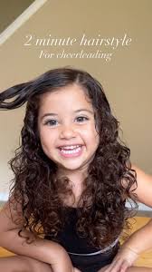 Ella just started cheerleading for one of the best teams nationally 💕 she  loves it! Here is a cute and quick hairstyle for cheer practice.