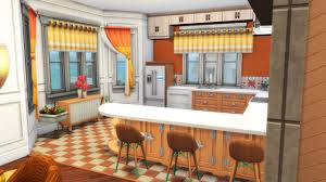 Kitchen In Orange Idee Plan Maison Maison Sims Plan Maison