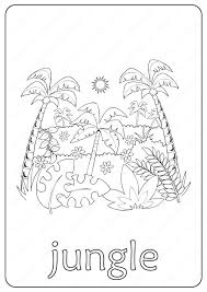 Coloring is a very useful hobby for kids. Printable Jungle Coloring Page Book Pdf Coloring Pages Jungle Coloring Pages Free Coloring Pages