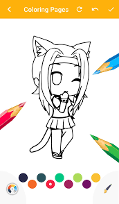 Ausmalbilder gacha life für den druck. Gacha Coloring Book Game For Android Apk Download