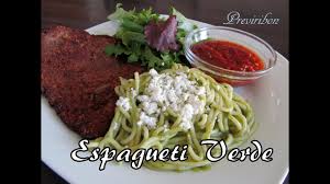 Como Preparar Espagueti Verde Green Spaghetti Video 159 Youtube