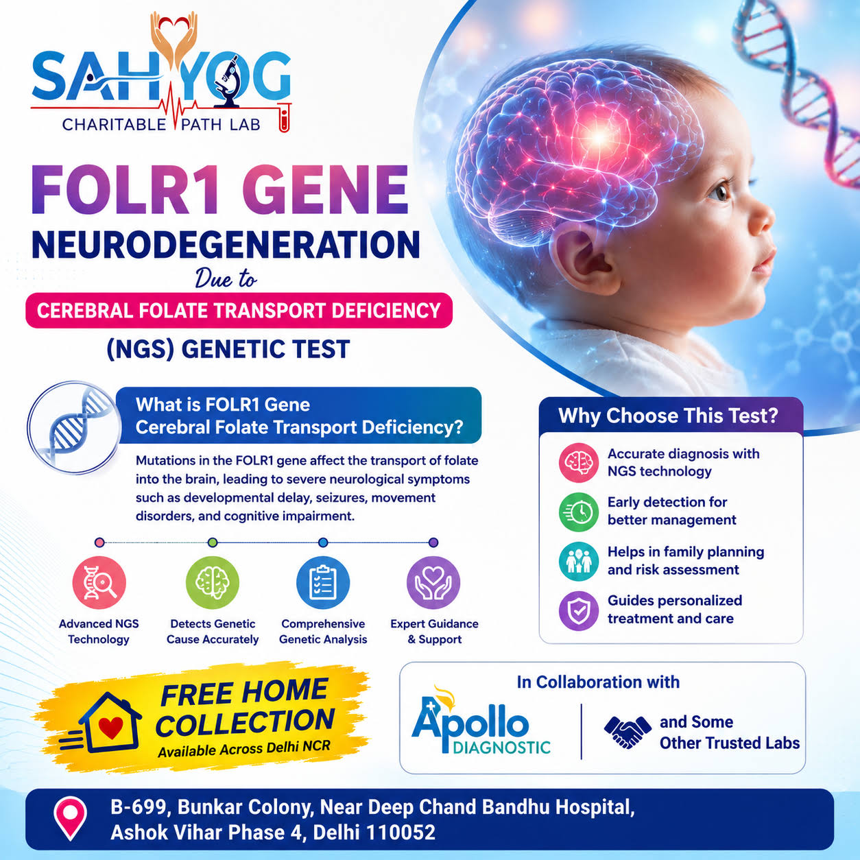 FOLR1 GENE NEURODEGENERATION TEST