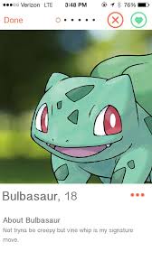 19 Pokemon If They Were On Tinder Pokemon Pokemon Funny Pokemon Species