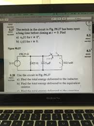 Select case product.type_id when 10 then (. Solved 8 27 The Switch In The Circuit Has Been Open A Lo Chegg Com