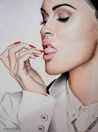 Rose pencil painting hd image. Megan Realistic Color Pencil Drawing By Valentina Zou 12