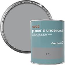 Buy great products from our exterior wood paint category online at wickes.co.uk. Goodhome Grey Wood Primer Undercoat 750ml Tradepoint